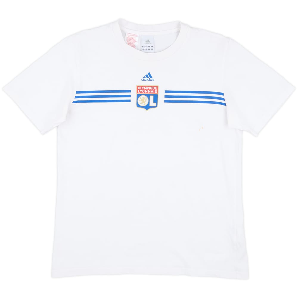 2010-11 Lyon adidas Cotton Tee - 7/10 - (XL.Boys)