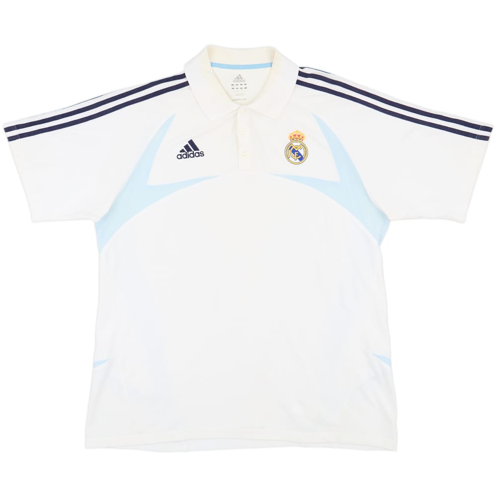 2007-08 Real Madrid adidas Polo Shirt - 8/10 - (XL)