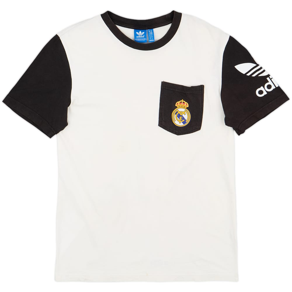 2015-16 Real Madrid adidas Cotton Tee - 6/10 - (M)
