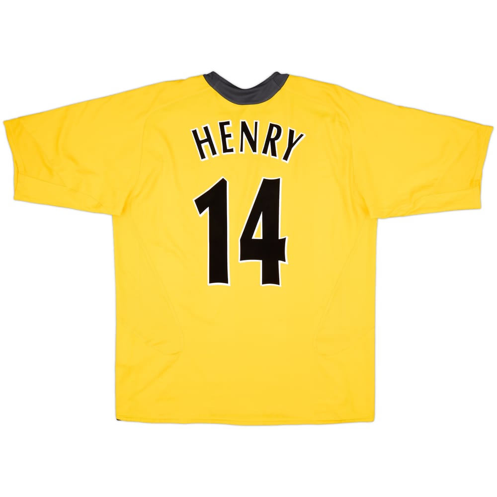 2005-06 Arsenal Away Shirt Henry #14 - 7/10 - (XL)