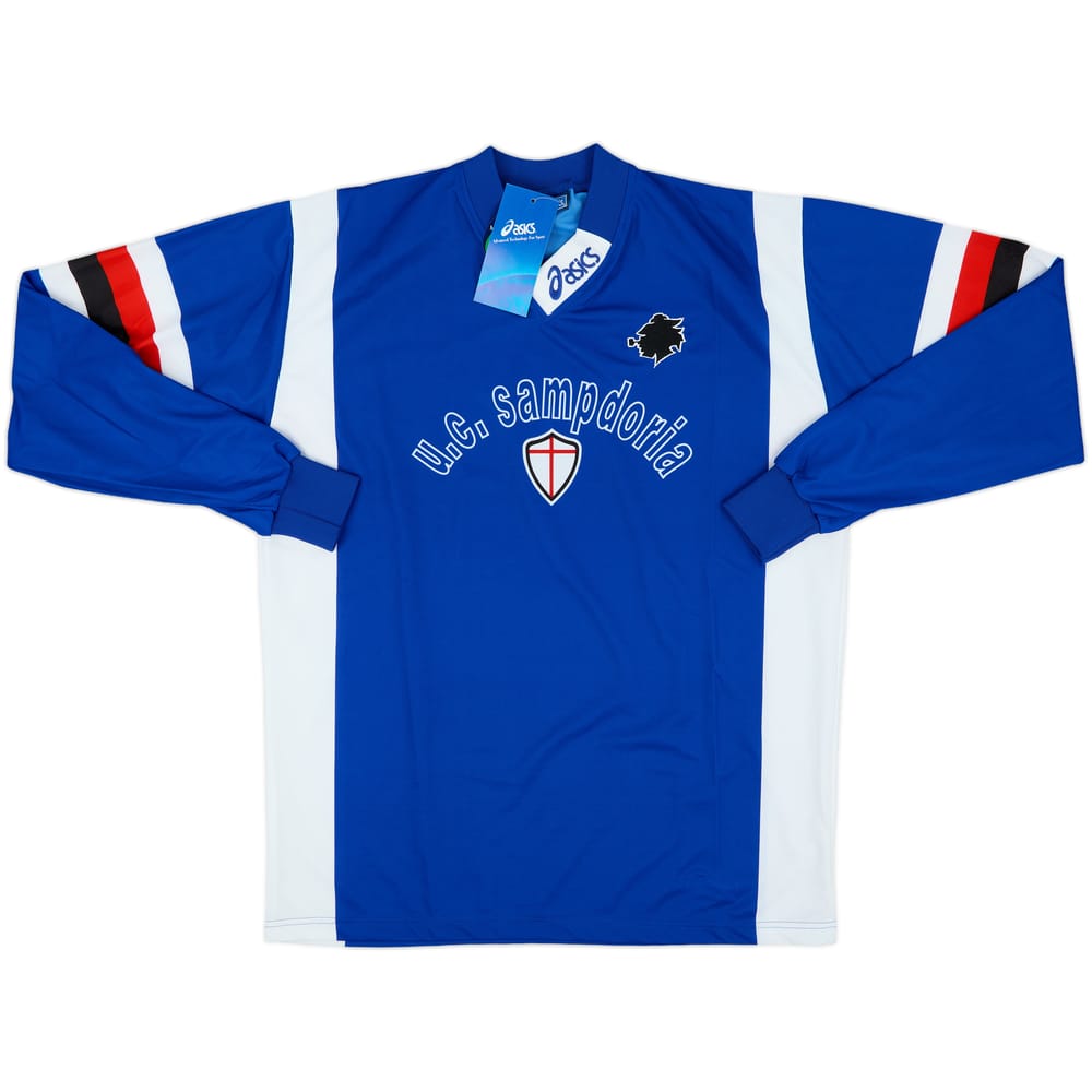1996-97 Sampdoria Asics Training L/S Shirt (XL)