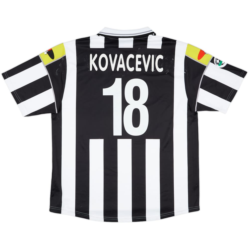 2000-01 Juventus Match Issue Home Shirt Kovacevic #18
