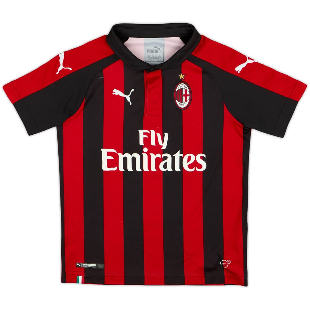 2018-19 AC Milan Home Shirt - 7/10 - (S.Boys)