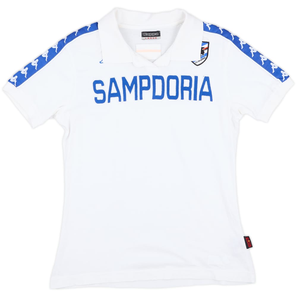 2013-14 Sampdoria Kappa Polo Shirt - 8/10 - (L.Boys)