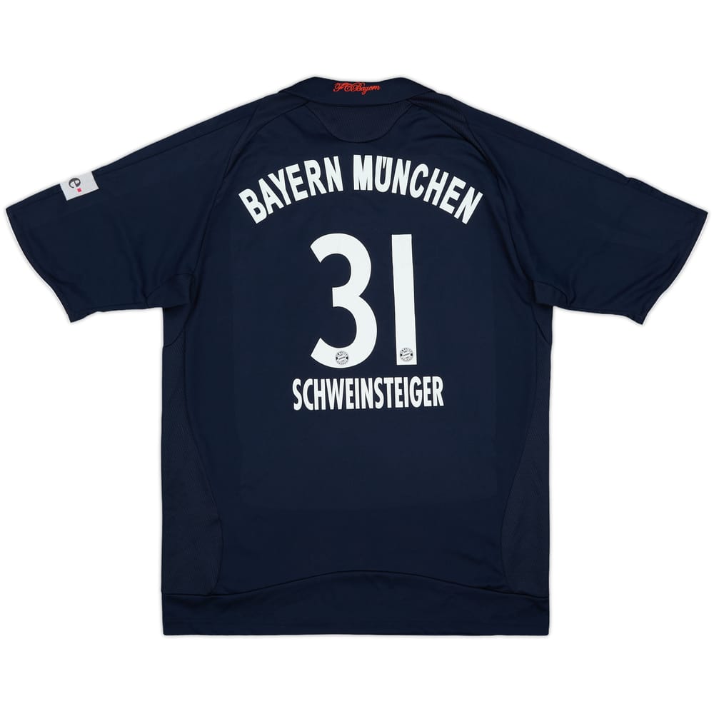 2008-09 Bayern Munich Away Shirt Schweinsteiger #31 - 7/10 - (XL.Boys)
