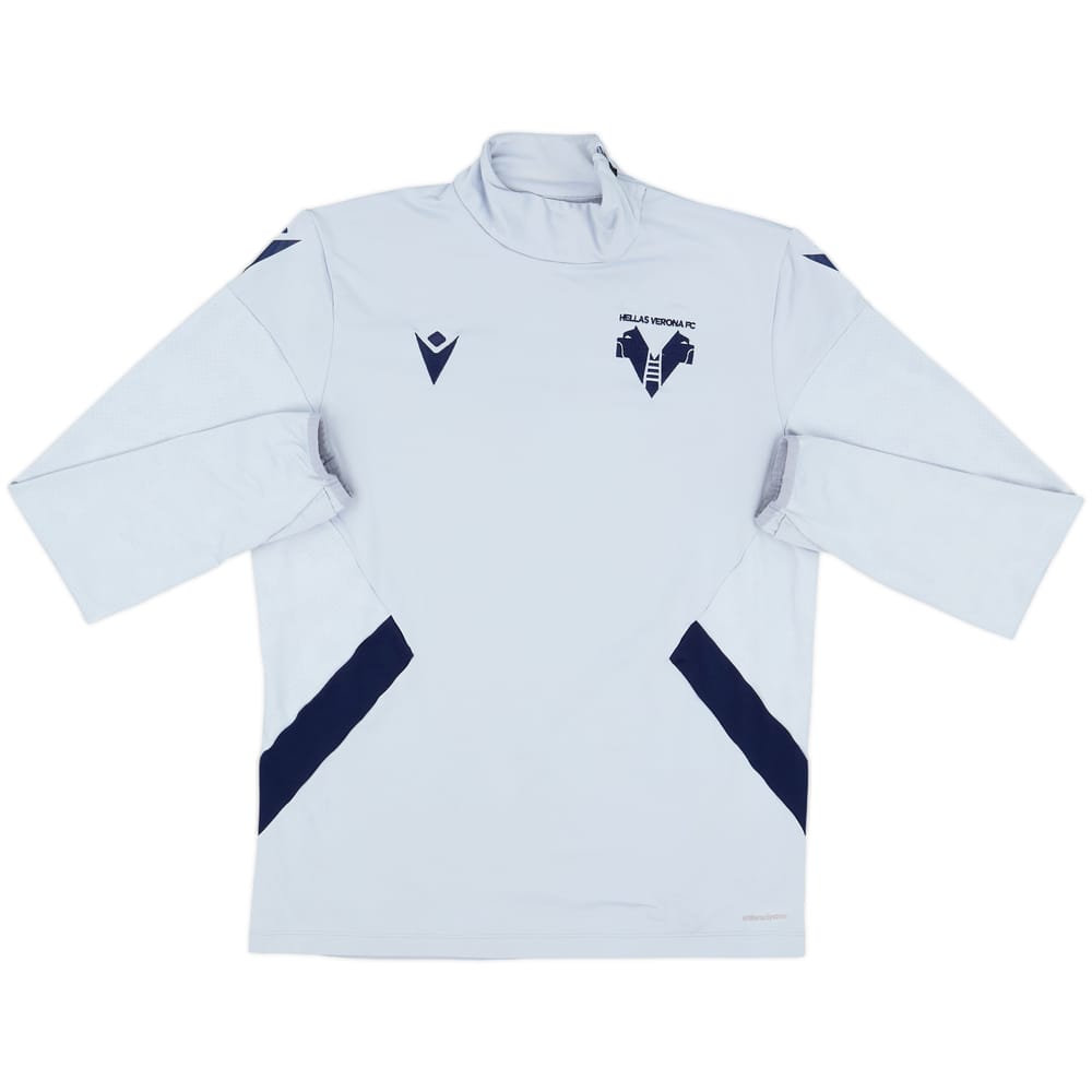 2022-23 Hellas Verona Macron 1/4 Zip Drill Top - 8/10 - (M)