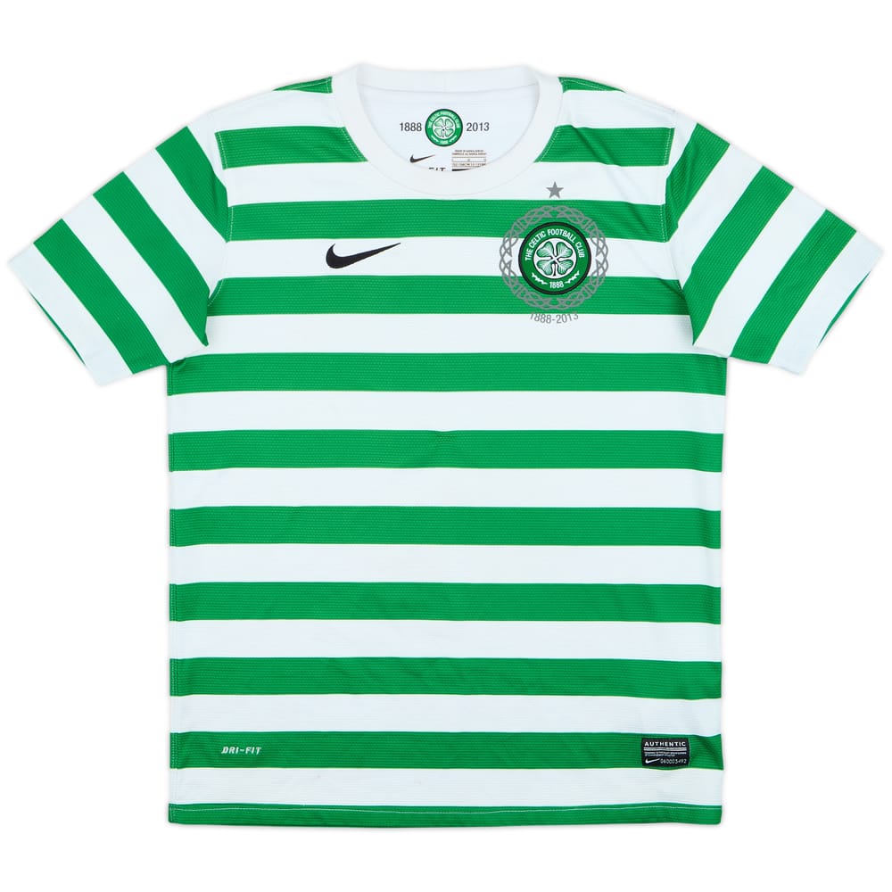 2012-13 Celtic '125th Anniversary' Home Shirt - 7/10 - (L.Boys)