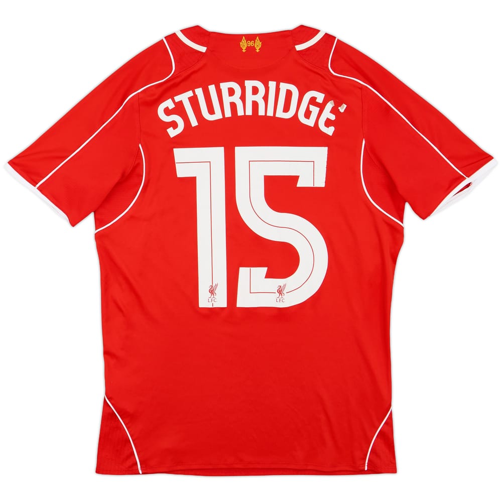 2014-15 Liverpool Home Shirt Sturridge #15 - 5/10 - (S)