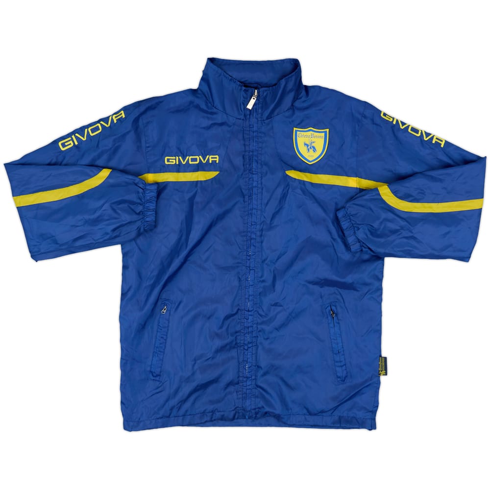 2012-13 Chievo Verona Givova Hooded Track Jacket - 7/10 - (S)