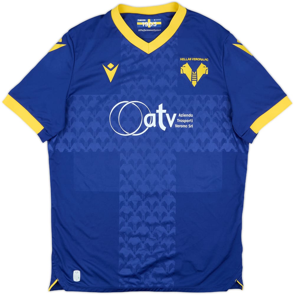 2022-23 Hellas Verona Home Shirt #9 - 8/10 - (S.Boys)