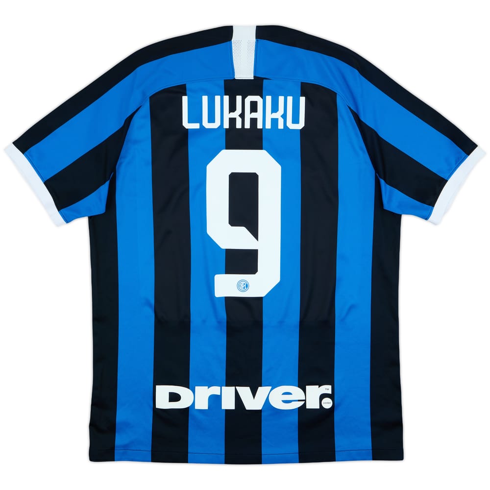 2019-20 Inter Milan Home Shirt Lukaku #9 - 7/10 - (L)