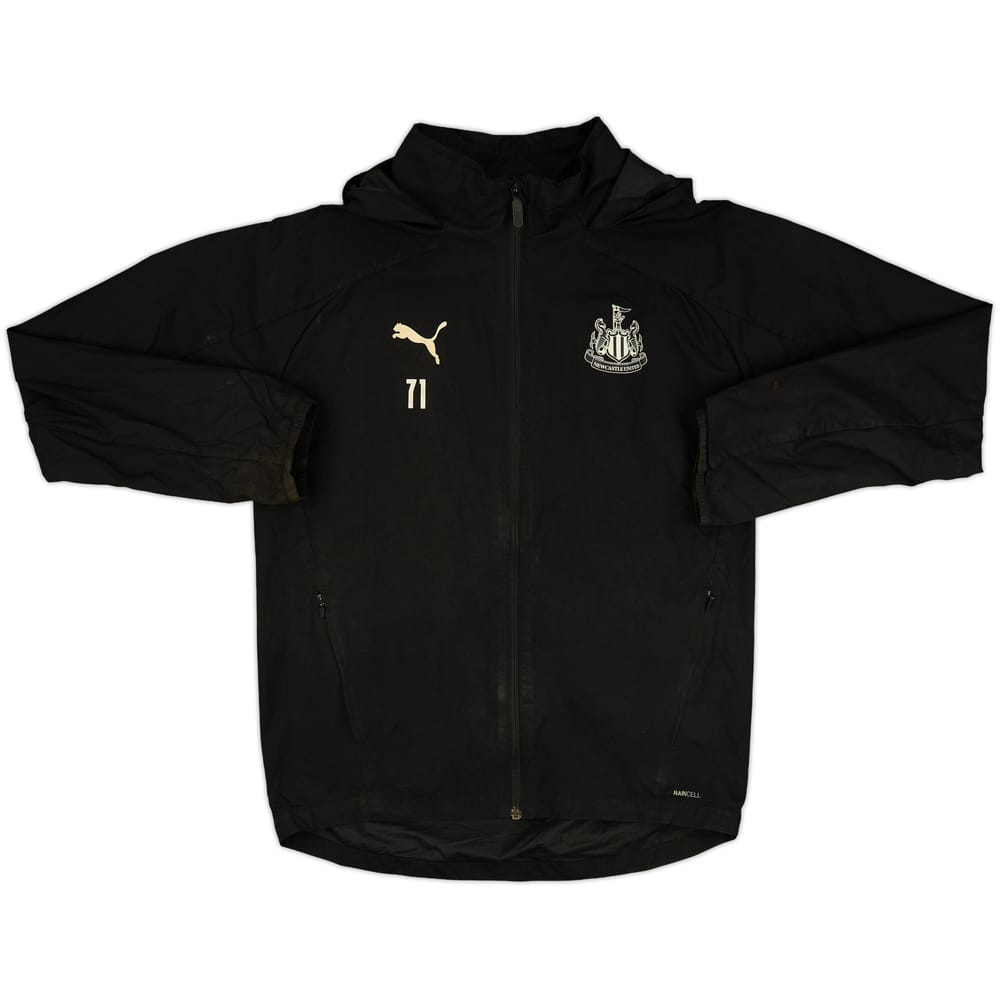 2018-19 Newcastle Player Issue Hooded Rain Jacket #71 - 6/10 - (M)
