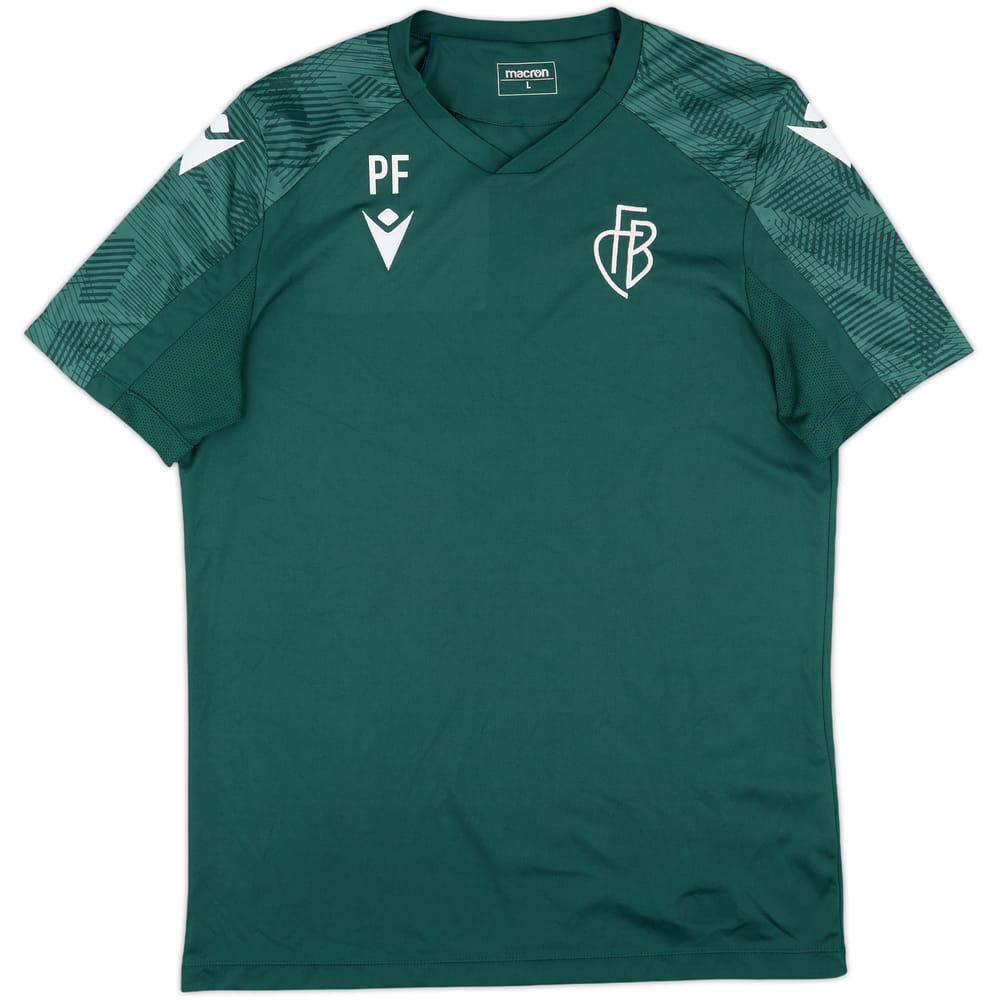 2022-23 FC Basel Staff Issue Macron Training Shirt PF - 8/10 - (L)