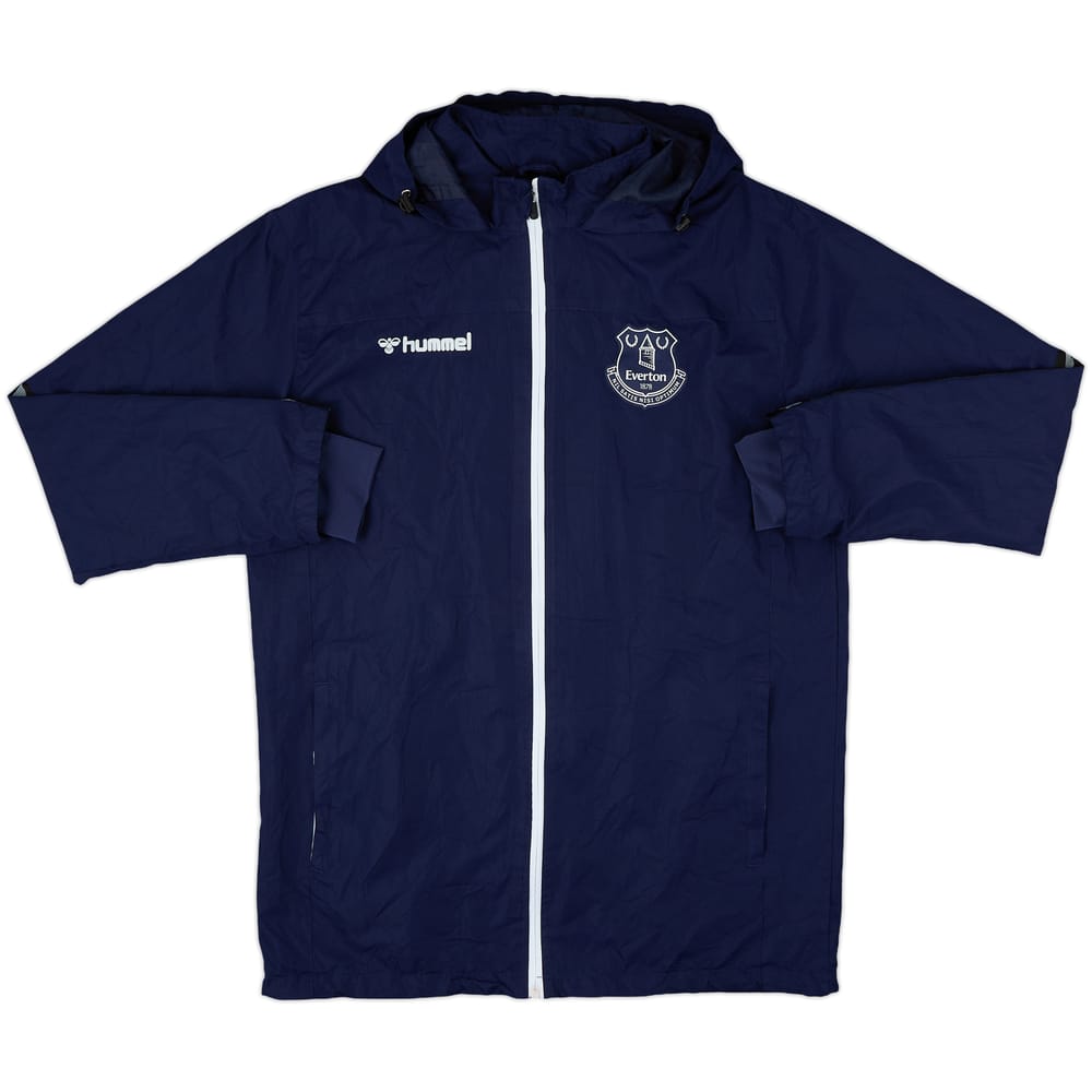 2022-23 Everton Hummel Hooded Rain Jacket - 10/10 - (M)