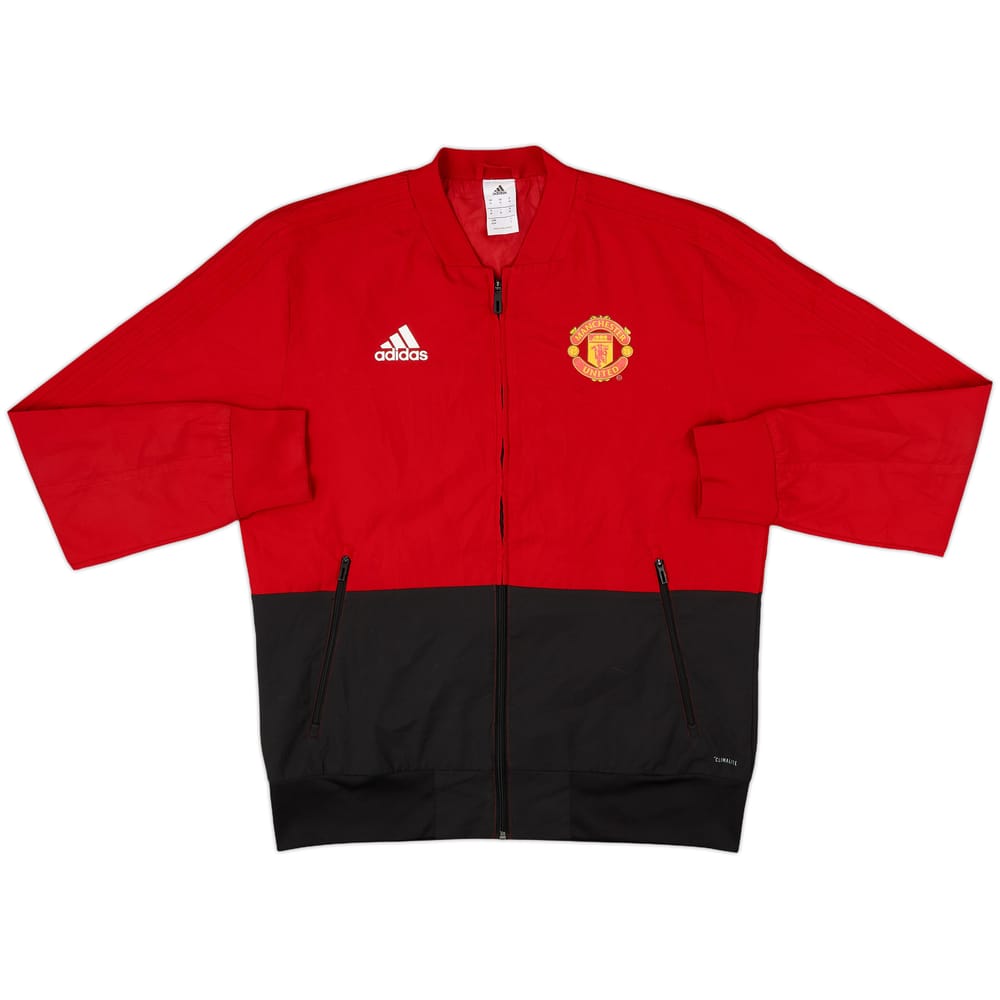 2018-19 Manchester United adidas Track Jacket - 8/10 - (M)