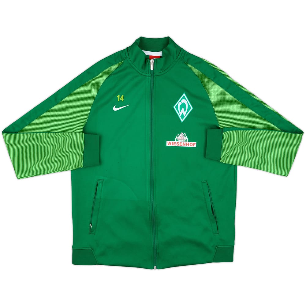 2016-17 Werder Bremen Nike Player Issue Track Jacket #14 - 5/10 - (L)