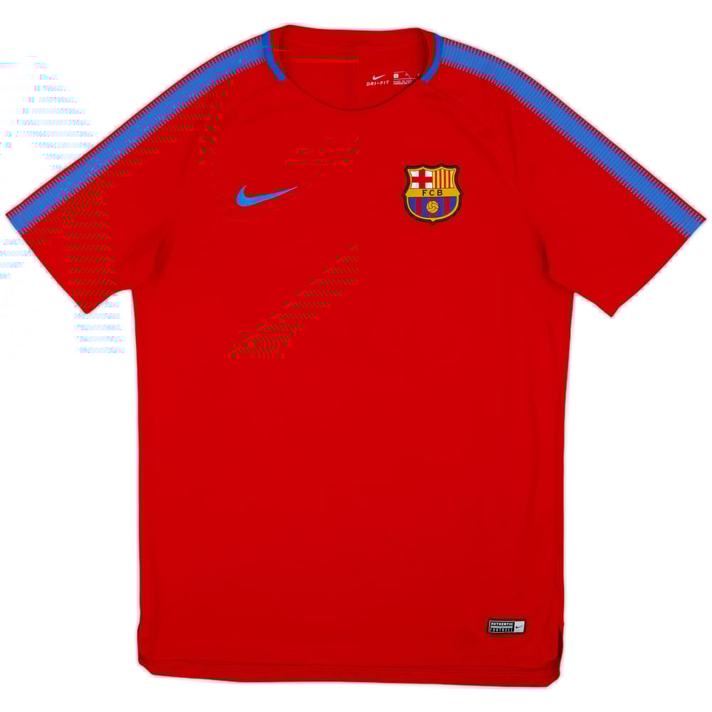 2017-18 Barcelona Nike Training Shirt - 6/10 - (L)