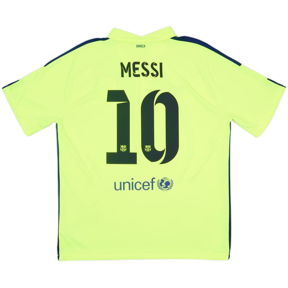 2014-15 Barcelona Third Shirt Messi #10 - 7/10 - (XL)