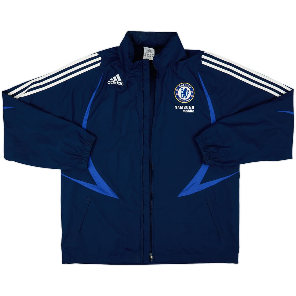 2007-08 Chelsea adidas Hooded Rain Jacket - 8/10 - (L)