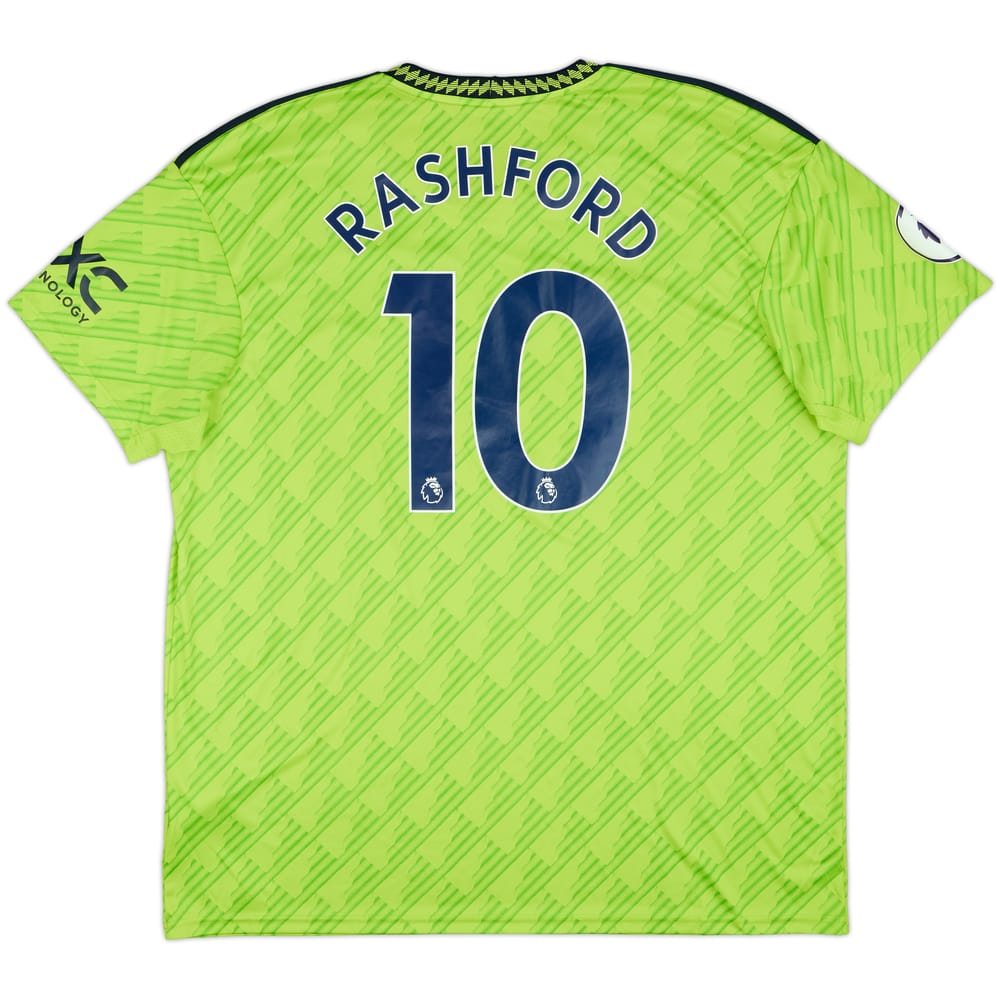 2022-23 Manchester United Third Shirt Rashford #10 - 10/10 - (XXL)