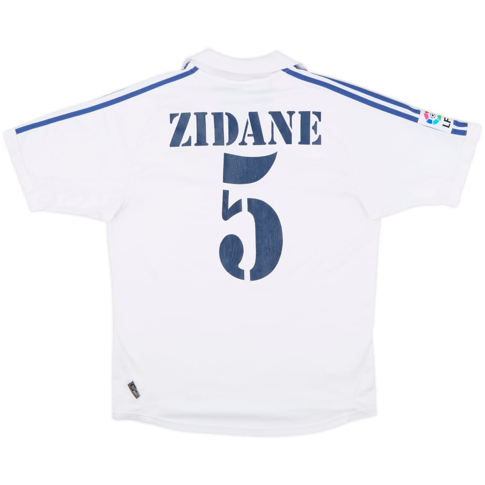2001 Real Madrid Home Shirt Zidane #5 - 6/10 - (M)