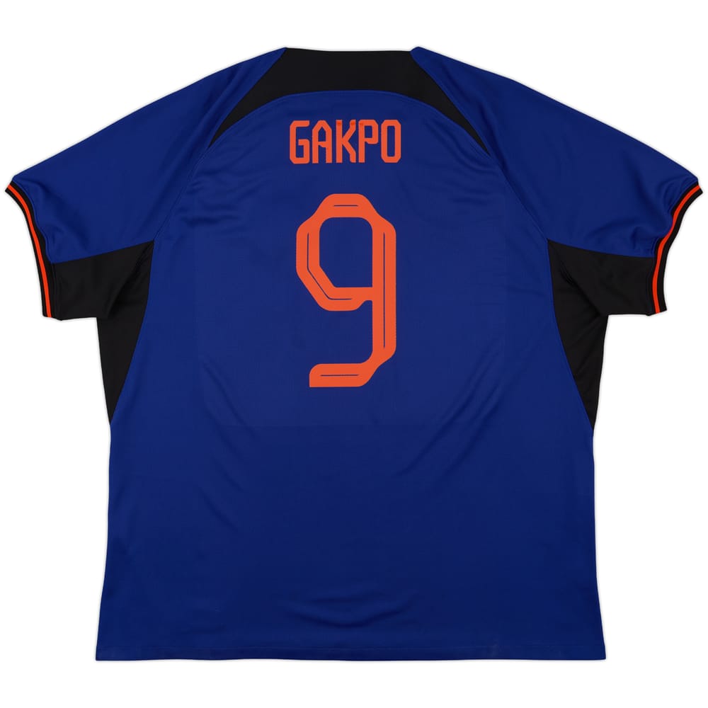 2022-23 Netherlands Away Shirt Gakpo #9 - 9/10 - (XXL)