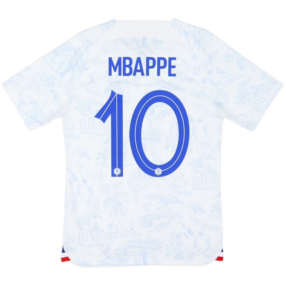 2022-23 France Away Shirt Mbappe #10 - 9/10 - (S)