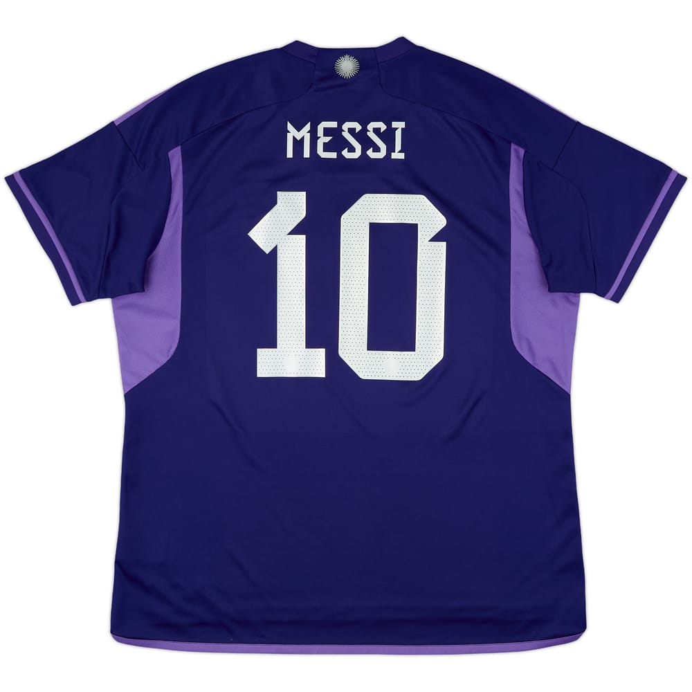 2022-23 Argentina Away Shirt Messi #10 - 8/10 - (XXL)