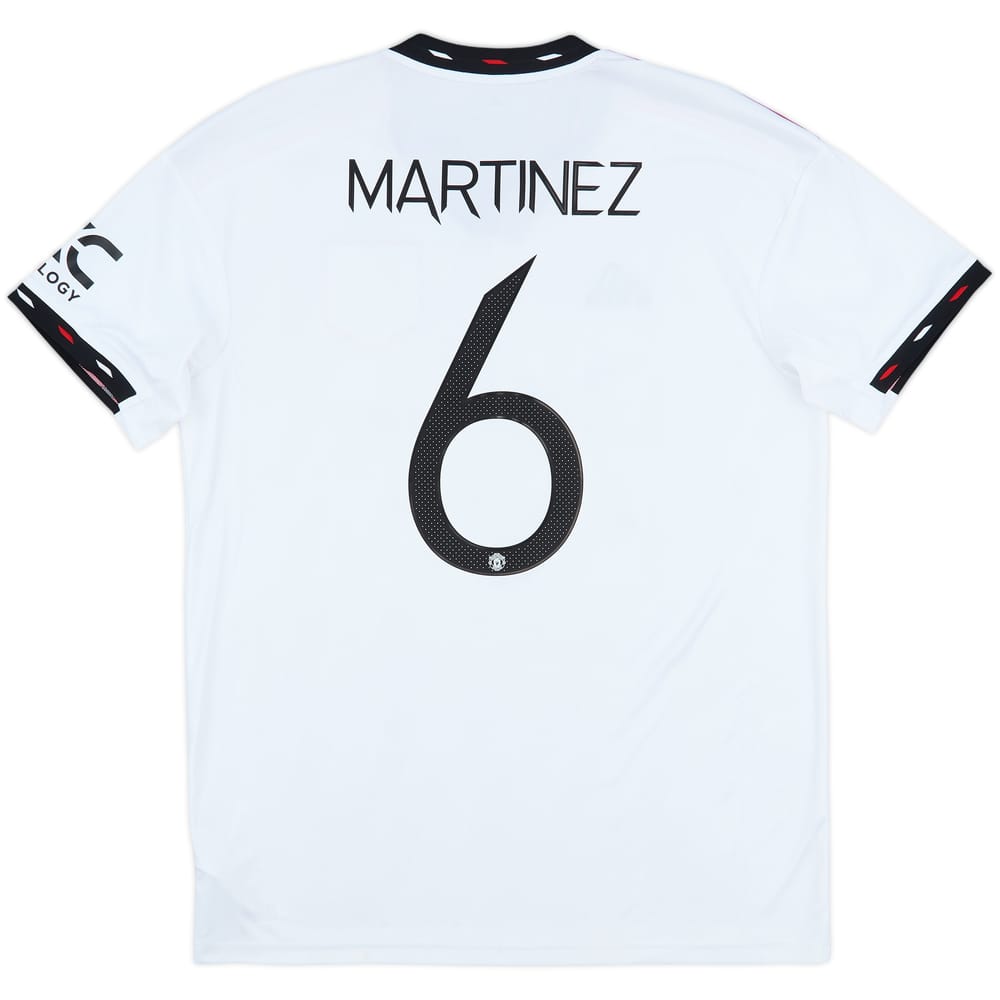 2022-23 Manchester United Away Shirt Martinez #6 - 7/10 - (L)