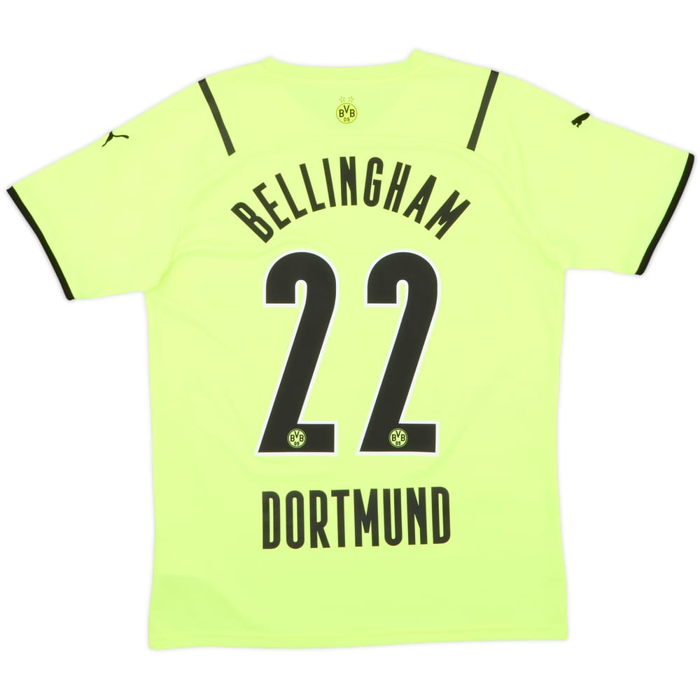 2021-22 Borussia Dortmund European Home Shirt Bellingham #22 - 9/10 - (M)