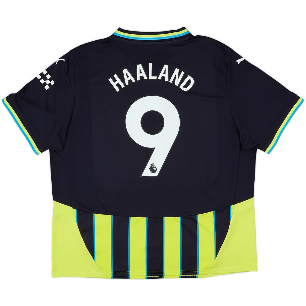 2024-25 Manchester City Away Shirt Haaland #9 - 10/10 - (XXL)