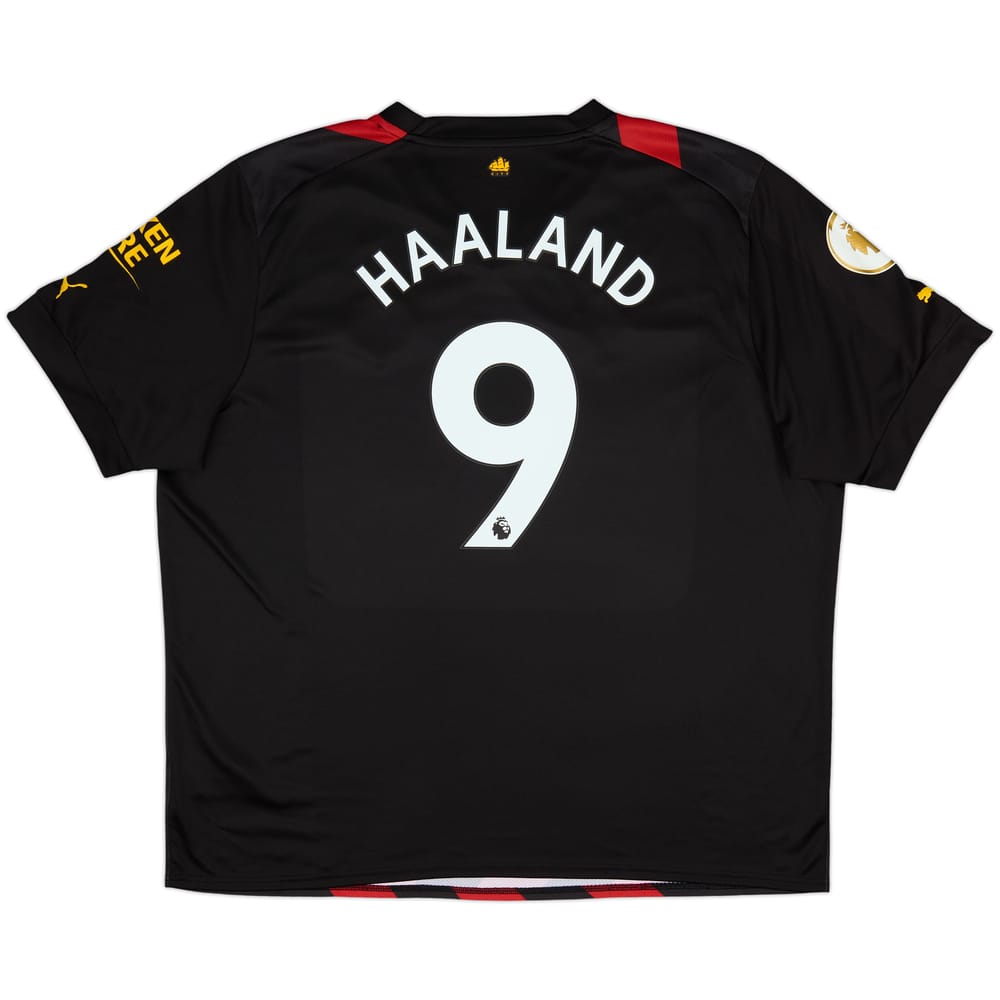 2022-23 Manchester City Away Shirt Haaland #9 - 10/10 - (3XL)