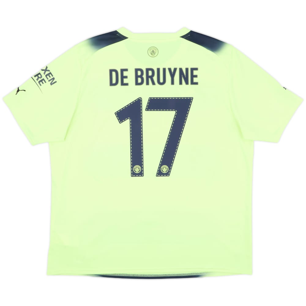 2022-23 Manchester City Third Shirt De Bruyne #17 - 8/10 - (XXL)
