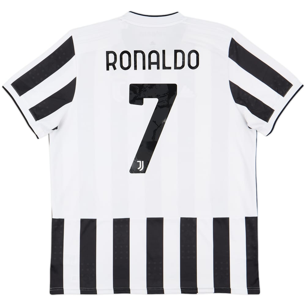2021-22 Juventus Home Shirt Ronaldo #7 - 5/10 - (XL)