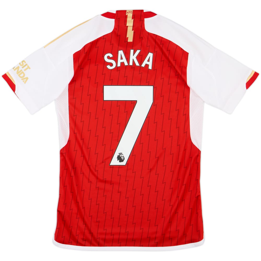 2023-24 Arsenal Home Shirt Saka #7 - 8/10 - (S)