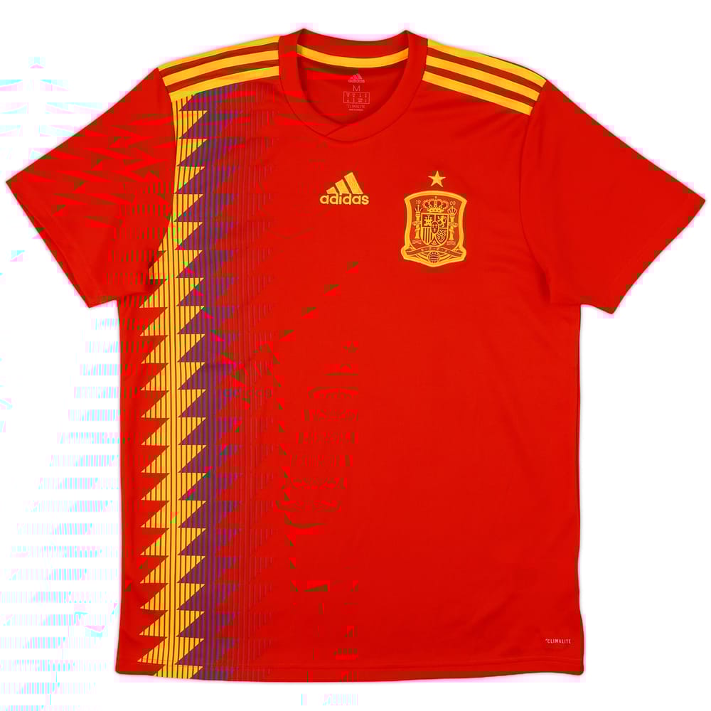 2018-19 Spain Home Shirt - 10/10 - (M)