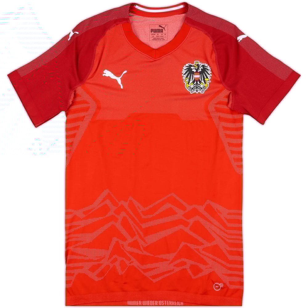 2018-19 Austria Player Issue Home Shirt - 8/10 - (L)