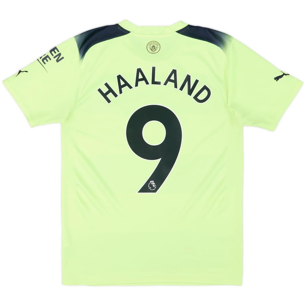 2022-23 Manchester City Third Shirt Haaland #9 - 9/10 - (S)