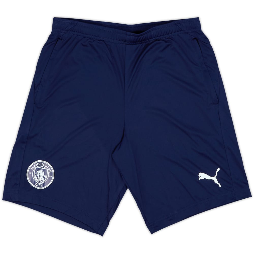 2021-22 Manchester City Puma Training Shorts - 9/10 - (S)