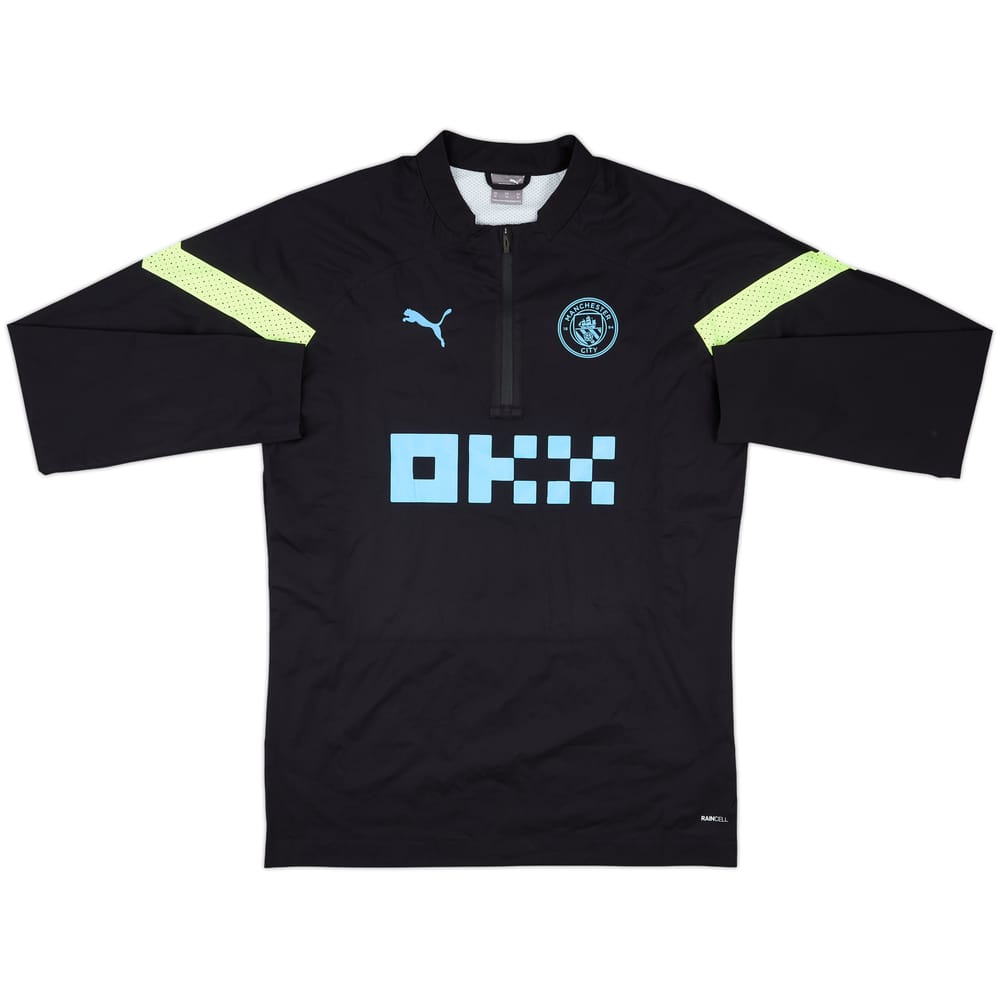 2022-23 Manchester City Puma 1/4 Zip Drill Top - 10/10 - (XL)