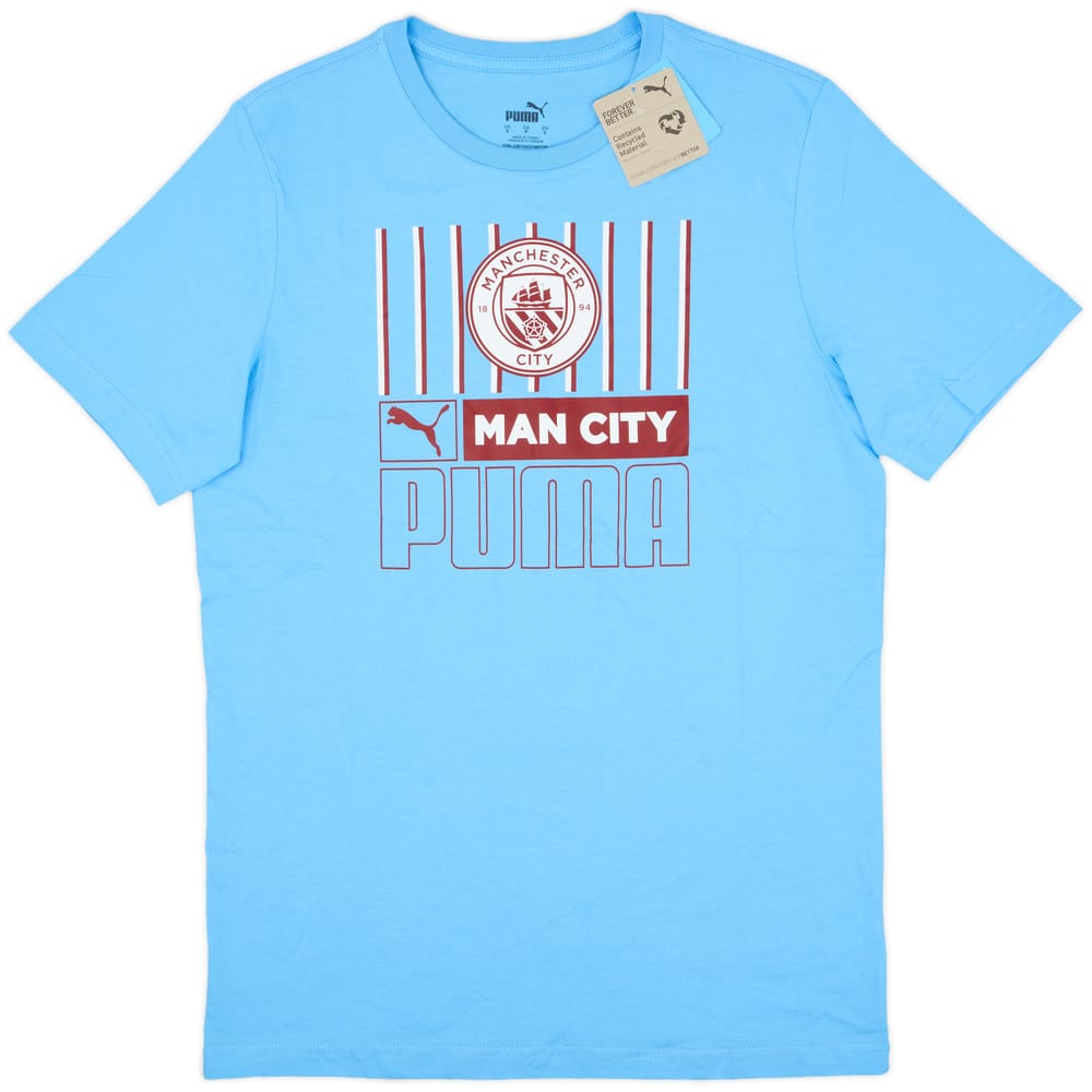 2022-23 Manchester City Puma Cotton Tee (S)