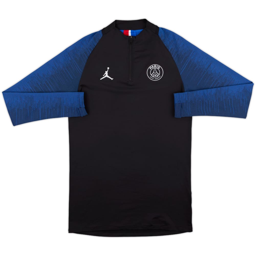 2020-21 Paris Saint-Germain Nike 1/4 Zip Sweat Top - 8/10 - (S)