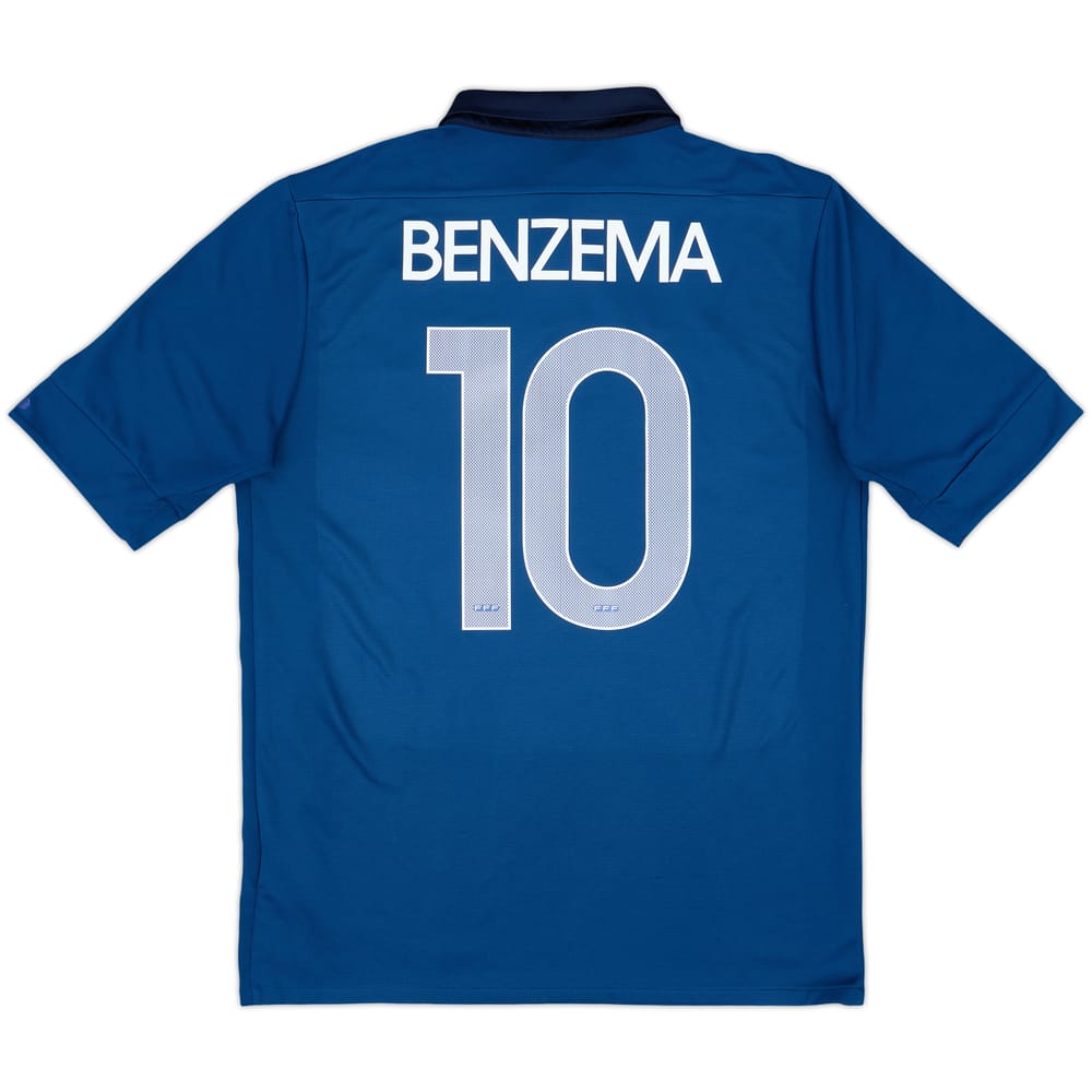 2011-12 France Home Shirt Benzema #10 - 8/10 - (L)
