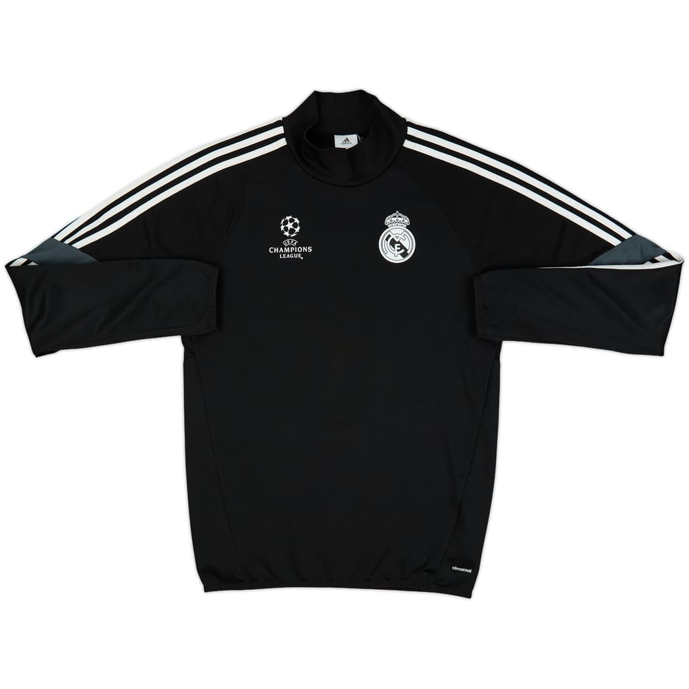 2014-15 Real Madrid CL adidas Drill Top - 8/10 - (S)