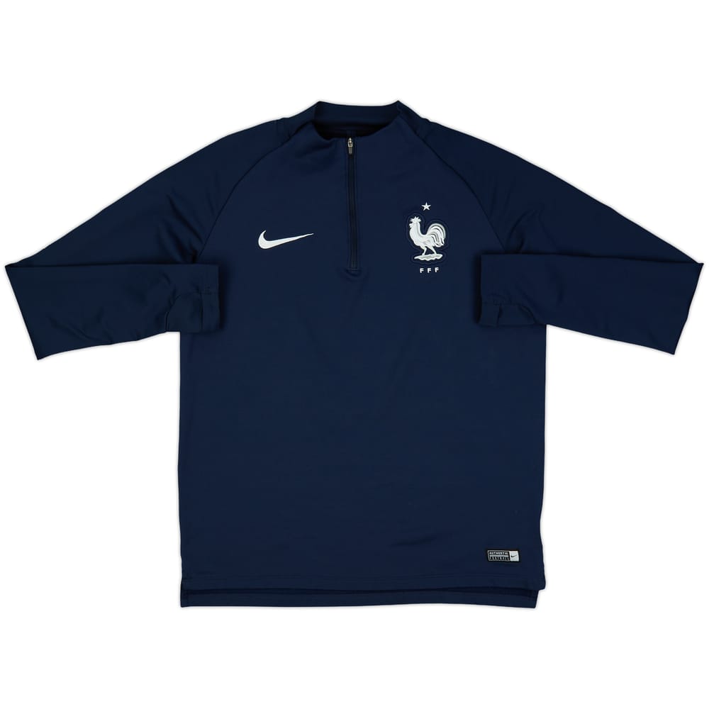 2018-19 France Nike 1/4 Zip Drill Top - 8/10 - (M)