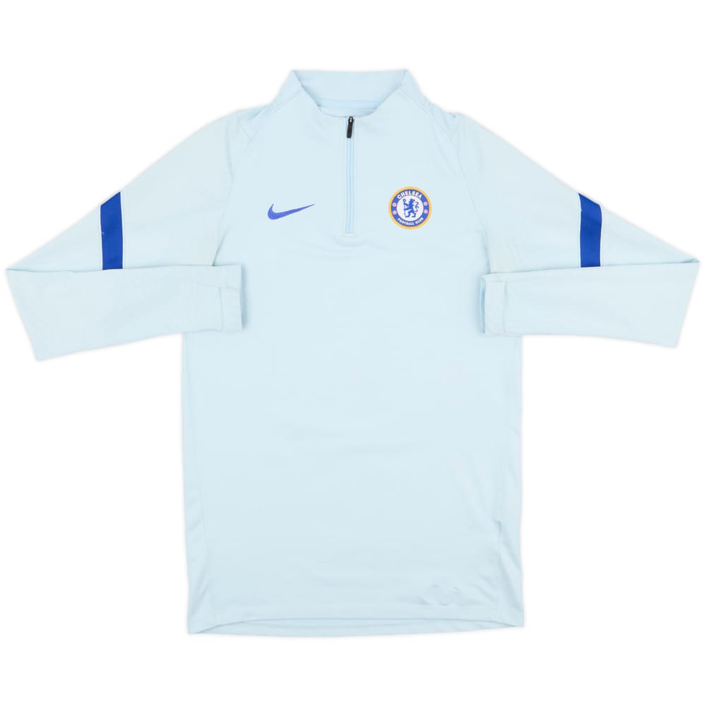 2020-21 Chelsea Nike 1/4 Zip Drill Top - 9/10 - (S)