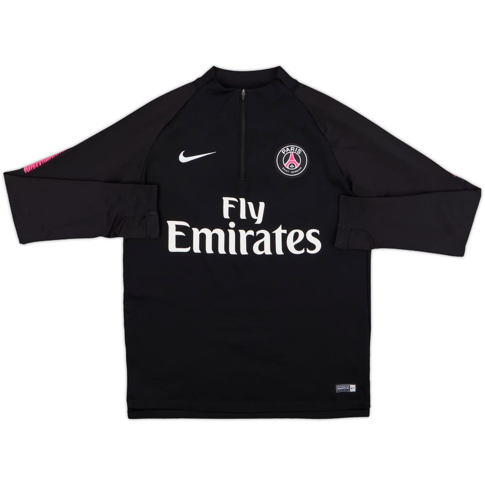 2018-19 Paris Saint-Germain Nike 1/4 Zip Sweat Top - 9/10 - (M)