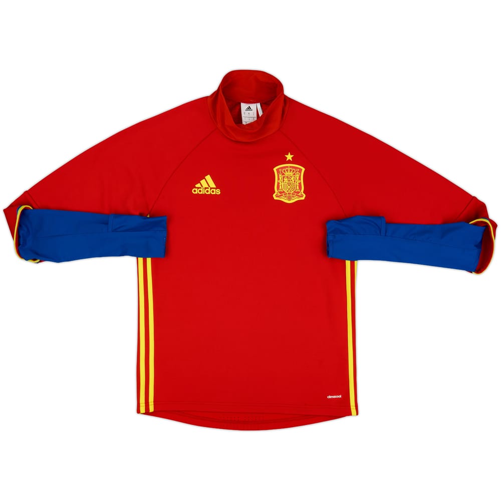 2015-16 Spain adidas Drill Top - 9/10 - (S)