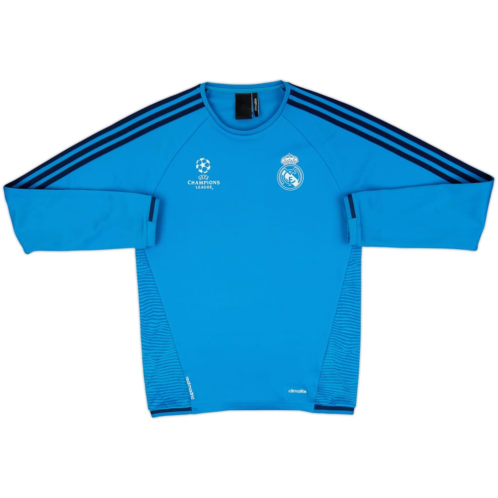 2015-16 Real Madrid CL adidas Sweat Top - 8/10 - (XS)