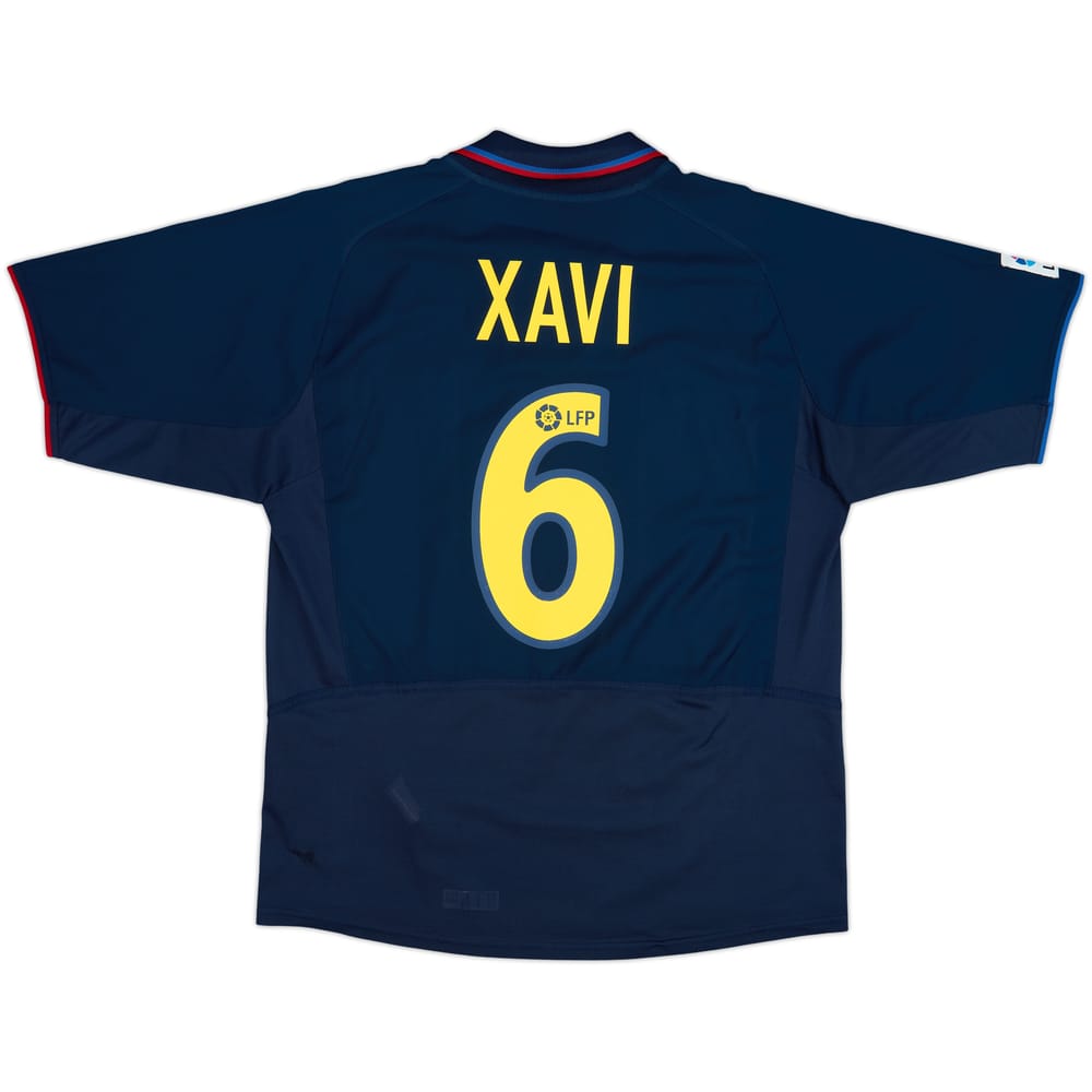 2002-03 Barcelona Away Shirt Xavi #6 - 6/10 - (L)